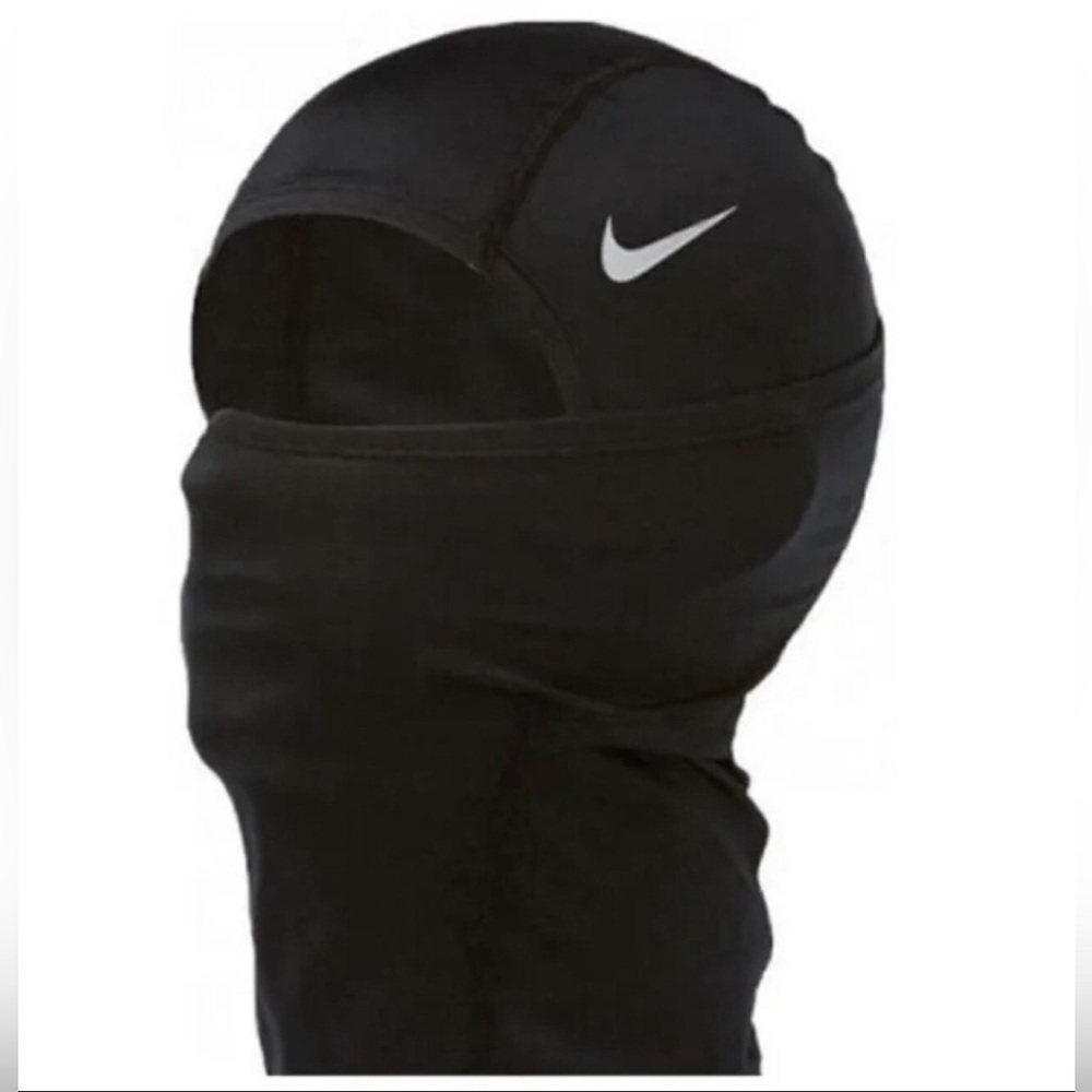 Black Performance Balaclava with Swoosh Logo - Men Jackets & Coats